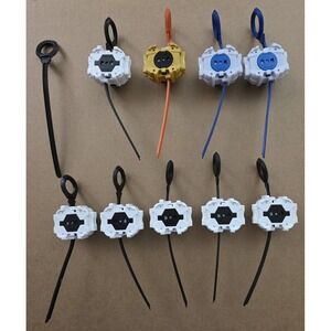 Takara Tomy Beyblade Burst Launcher With Rip Cords - Lot Of 9 - Works Great
